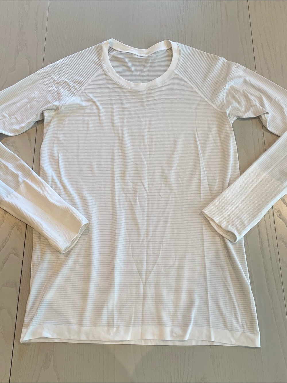 Lululemon Long Sleeve Top (White) - Size 10